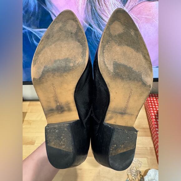 Rebecca Minkoff Koso Black Western Bootie - Size 7.5 - Picture 5 of 6